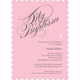Pink My Baptism Invitations Image 3 of 4